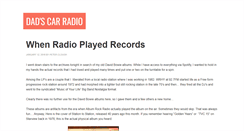 Desktop Screenshot of dadscarradio.com