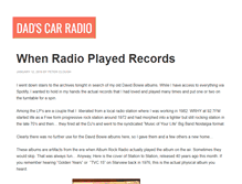 Tablet Screenshot of dadscarradio.com